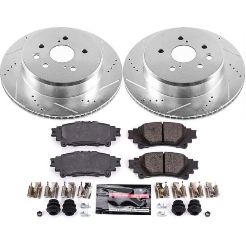 PowerStop — Power Stop 13-19 Lexus GS350 Rear Z23 Evolution Sport Brake Kit - view 1