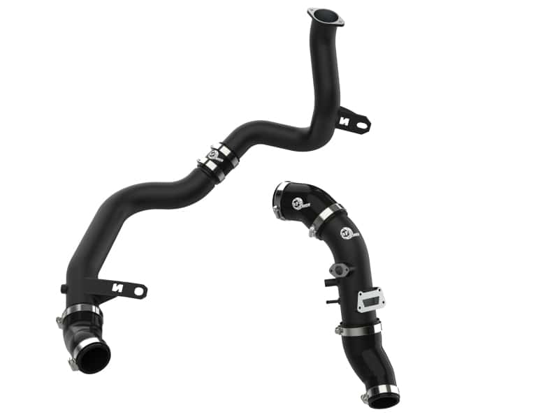 aFe — aFe 22-23 Hyundai Kona N L4 2.0L (t) BladeRunner Aluminum Hot and Cold Charge Pipe Kit - Black
Charge Pipe Kit - view 1
