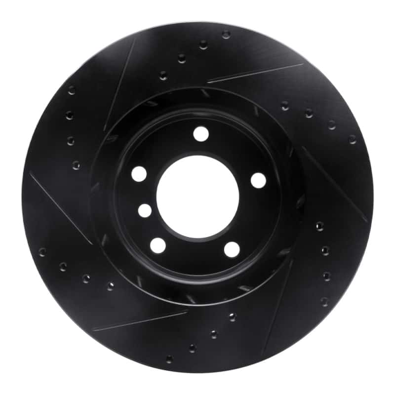 R1 Concepts — R1 95-02 BMW M3 Left Front Drilled & Slotted Black Brake Rotor
R1 Brake Rotor Drill - view 5