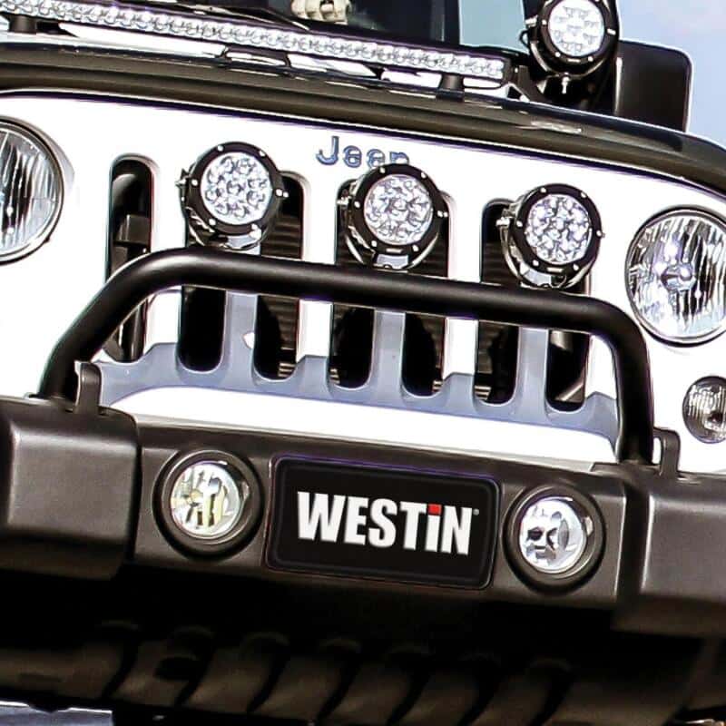 Westin — Westin/Snyper 07-17 Jeep Wrangler Snyper Bumper Mount Light Bar - Textured Black
LED Light Bar Mount - view 3