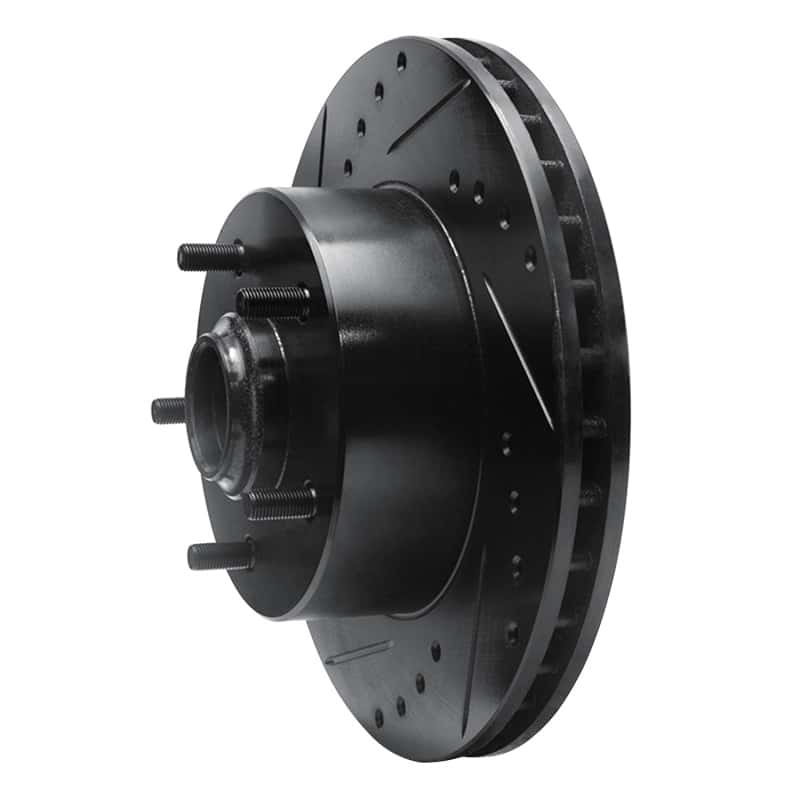 R1 Concepts — R1 67-74 Buick Gran Sport Front Left Drilled & Slotted Black Brake Rotor
R1 Brake Rotor Drill - view 2