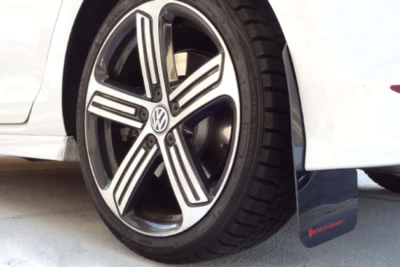 Rally Armor — Rally Armor 15-17.5 MKVII VW Golf R Black UR Mud Flap w/Grey Logo
Mud Flap - view 4