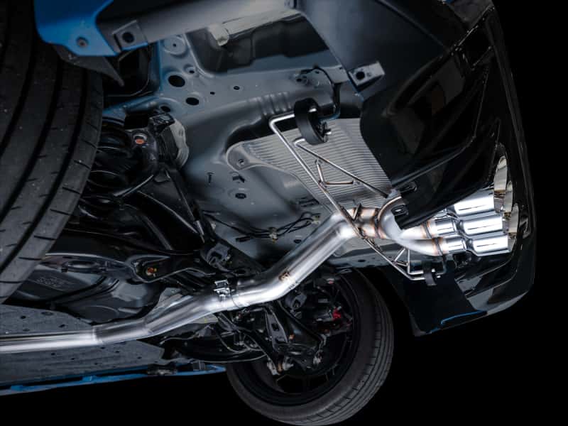 AWE Tuning — AWE Tuning 2023 Honda Civic Type R FL5 Track Edition Exhaust w/ Triple Chrome Silver Tips
Track Exhaust - view 4
