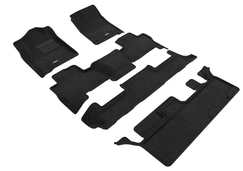 3D MAXpider — 3D MAXpider 15-20 Chevrolet Tahoe With Bench 2nd Row Elegant 1st 2nd 3rd Row - Floor Mat Set (Black)
Floor Mat Set - view 1