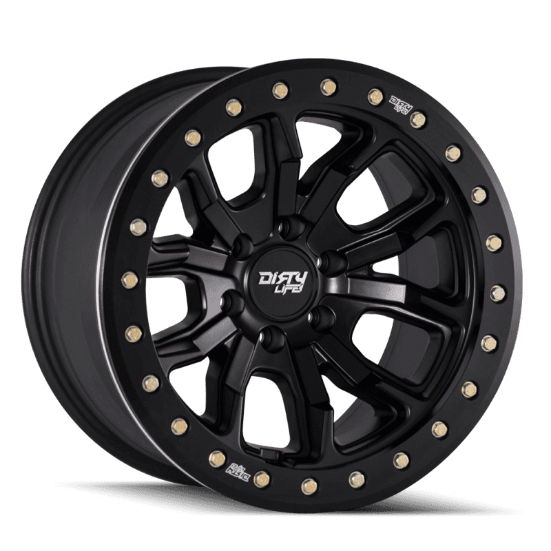 Dirty Life — Dirty Life 9303 DT-1 17x9 / 5x127 BP / -12mm Offset / 78.1mm Hub Matte Black Wheel - Beadlock
DIRTY LIFE 9303 - view 1