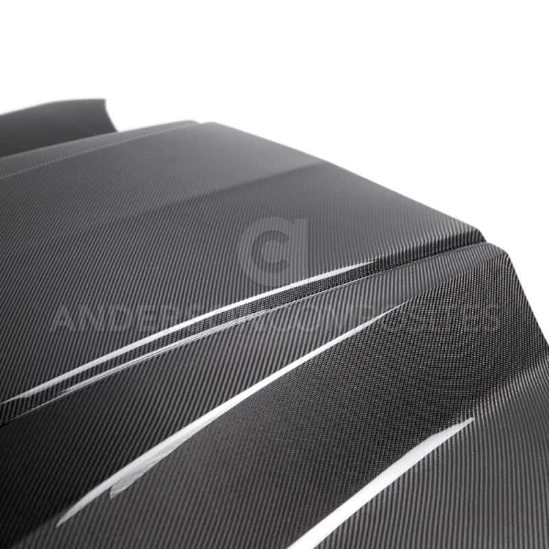 Anderson Composites — Anderson Composites 2016+ Chevy Camaro Carbon Fiber Double Sided Hood - view 6