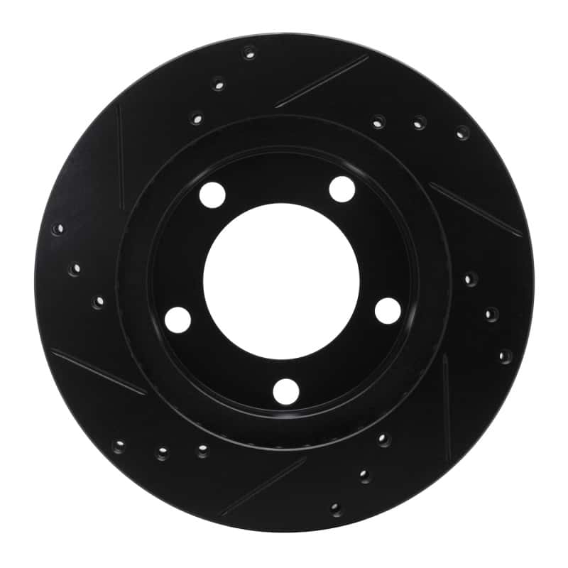 R1 Concepts — R1 76-93 Ford F-150 4WD Front Right Drilled & Slotted Black Brake Rotor
R1 Brake Rotor Drill - view 5