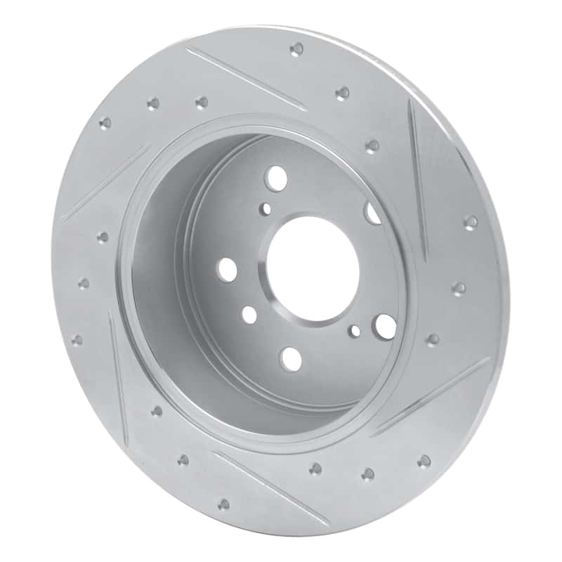R1 Concepts — R1 00-04 Toyota Avalon Rear Left Drilled & Slotted Silver Brake Rotor
R1 Brake Rotor Drill - view 4