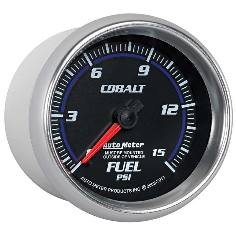 AutoMeter — Autometer Cobalt 2-5/8in Mechanical Fuel Pressure Gauge 0-15 PSI
GA 2.6" FP 15PSI M C - view 6