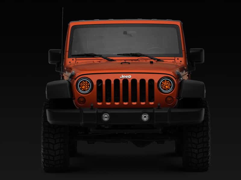 Raxiom — Raxiom 97-18 Jeep Wrangler TJ/JK Axial Spider LED Headlight w/ Amber DRL- Chrome Hsng (Clear Lens)
Headlights - view 13