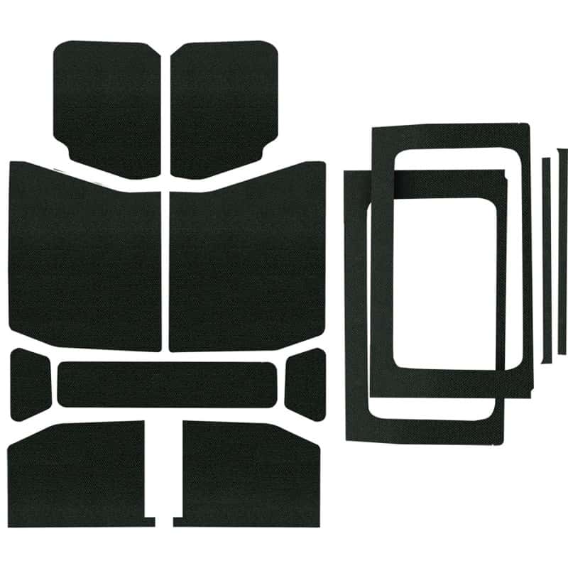 DEI — DEI 18-23 Jeep Wrangler JL 4-Door Boom Mat Complete Headliner Kit - 13 Piece - Black
Sound Dampening Kit - view 1