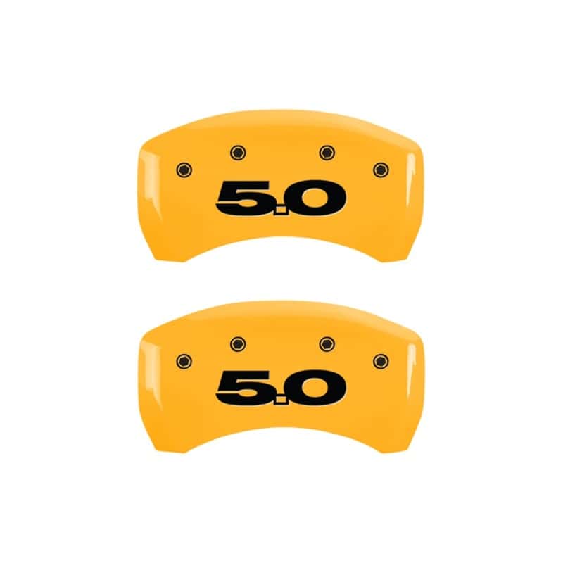 MGP — MGP Rear set 2 Caliper Covers Engraved Rear 50 Yellow finish black ch
Caliper Covers - view 1