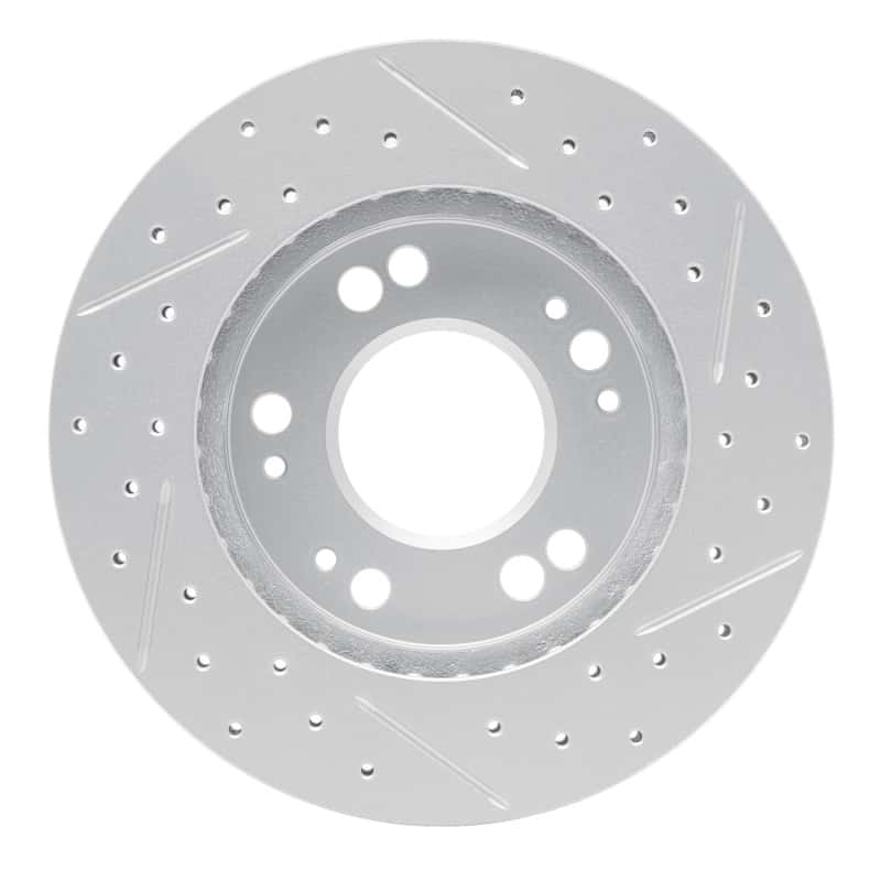 R1 Concepts — R1 90-05 Chrysler Sebring Front Left Drilled & Slotted Geo-Carbon Rotor - view 5