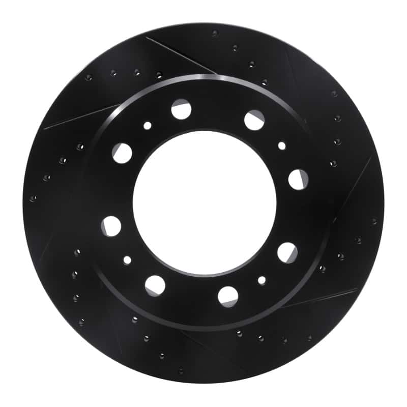 R1 Concepts — R1 09-25 Dodge Ram 3500 Rear Right Drilled & Slotted Black Brake Rotor
R1 Brake Rotor Drill - view 1