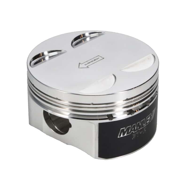 Manley Performance — Manley Nissan GTR VR38DETT 98mm Bore 88.4mm Stroke -2cc Dish Turbo Tuff Piston Set w/ Rings
Piston Set - view 5