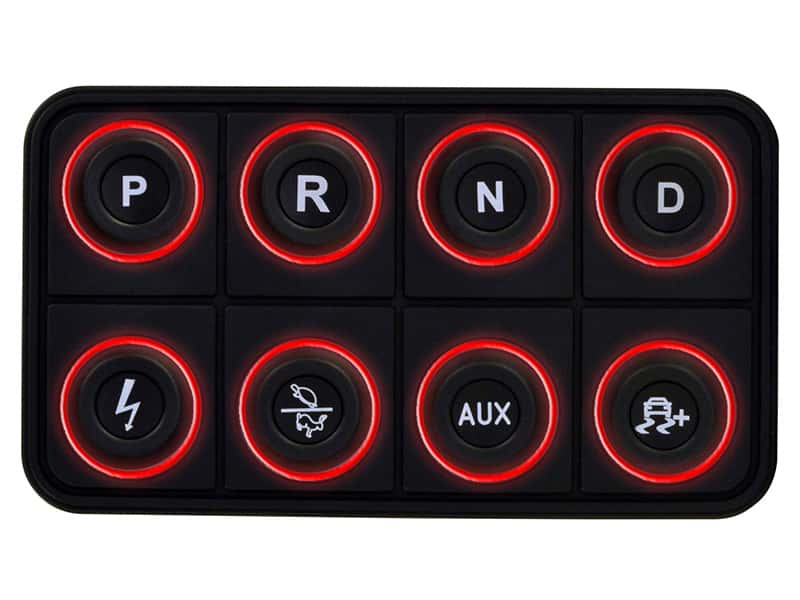 AEM — AEM EV 8 Button Keypad CAN Based Programmable Backlighting - view 7