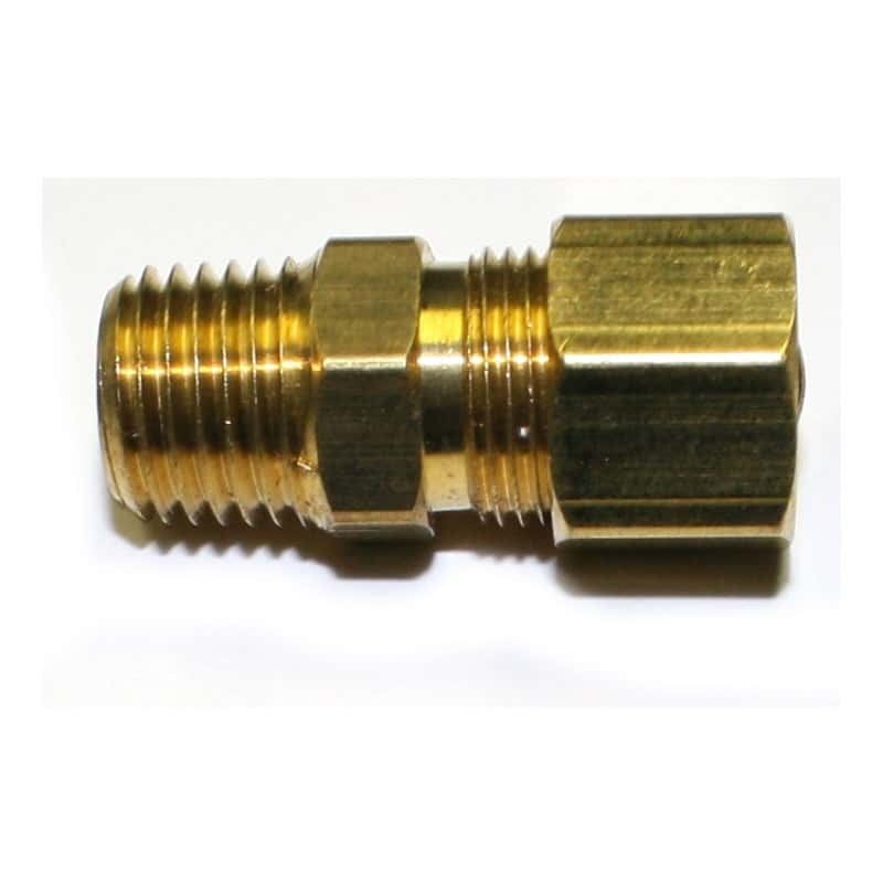 Nitrous Express — Nitrous Express 1/4 NPT Male x 3/8 Compression Straight
AdptFitting
Fitting - view 1