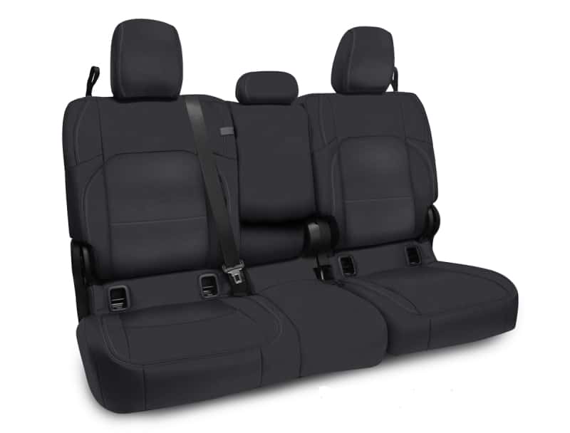 PRP Seats — PRP 2020+ Jeep Gladiator JT Rear Bench Cover with Leather Interior - All Black
Seat Covers - view 1