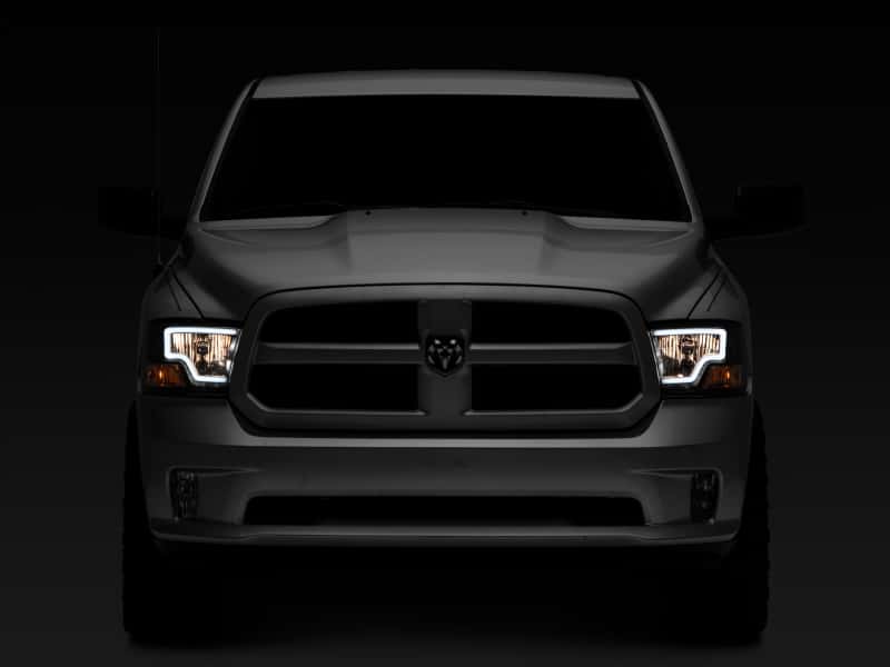 Raxiom — Raxiom 09-18 Dodge RAM 1500 LED Bar Headlights- Black Housing (Clear Lens)
Headlights - view 7