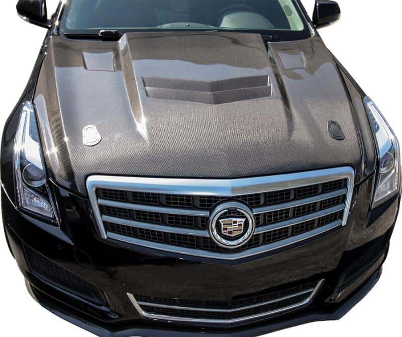 Anderson Composites — Anderson Composites 13-15 Cadillac ATS Type-VT Hood - view 8