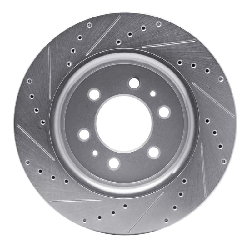 R1 Concepts — R1 07-21 Ford F-150 RWD Front Right Drilled & Slotted Silver Brake Rotor
R1 Brake Rotor Drill - view 5