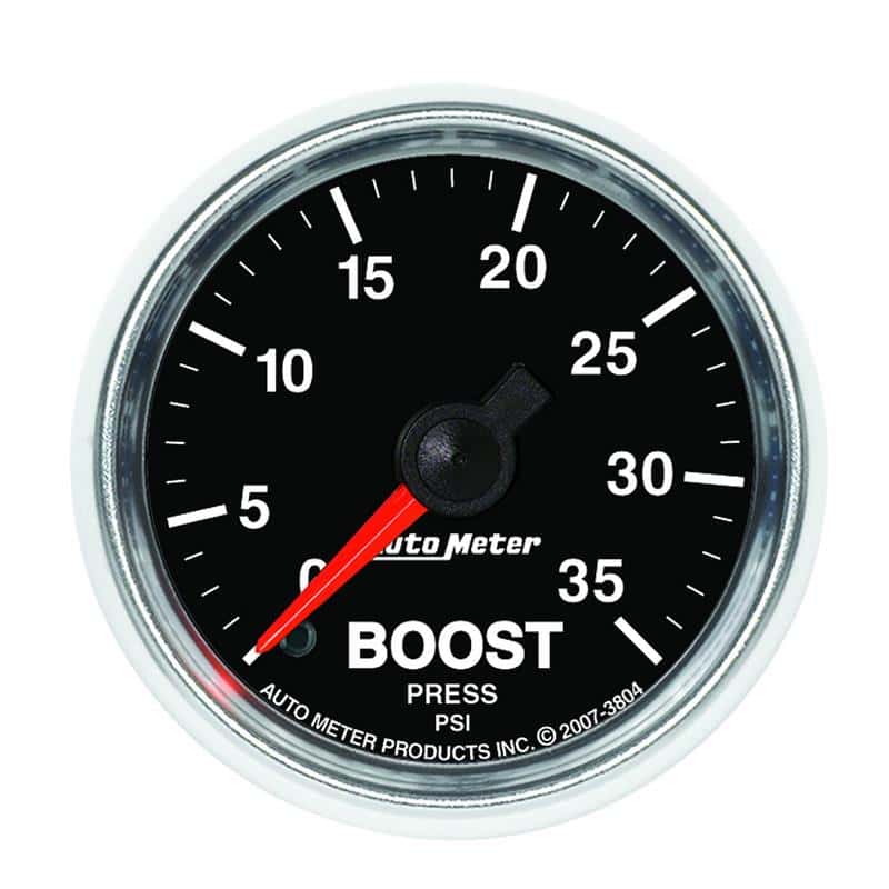 AutoMeter — AutoMeter GS 2 1/16 inch 35PSI Mechanical Boost Gauge
2-1/16" BOOST, 0-35 - view 2