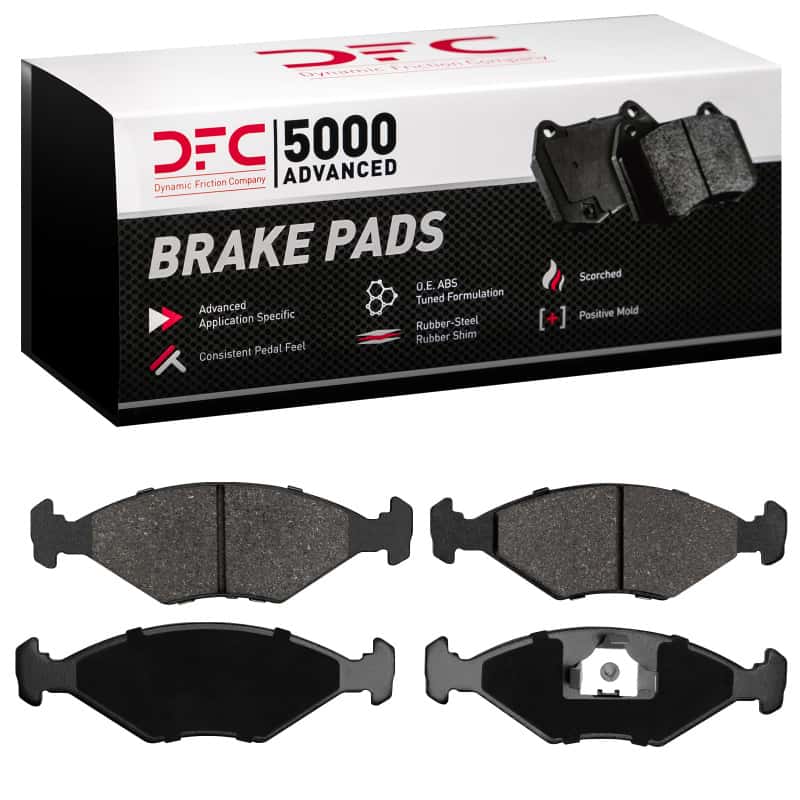DFC — DFC 87-93 Volkswagen Fox Front 5000 Advanced Semi Metallic Brake Pads
DFC Brake Pad Set - view 4
