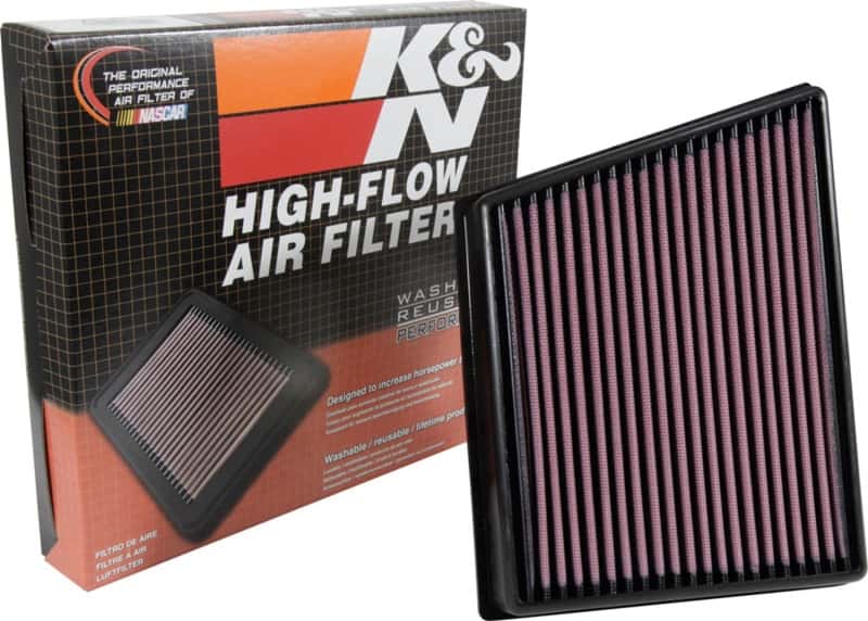 K&N Engineering — K&N 2015 Jaguar F-Pace V6-3.0L F/I Left Side Replacement Drop In Air Filter
Replacement Air Filt
Air Filter - view 4