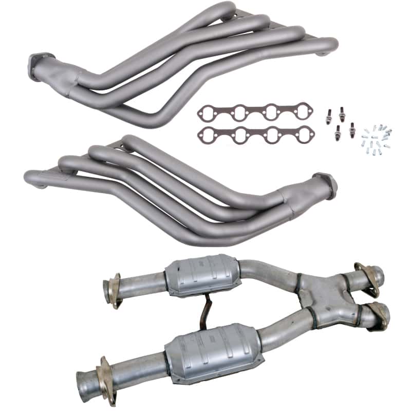 BBK — BBK 79-93 Ford Mustang 5.0L 1-3/4 Long Tube Headers w/High Flow Catted X-Pipe (Ti Ceramic)
Exhaust Header
Exhaust Kit - view 1
