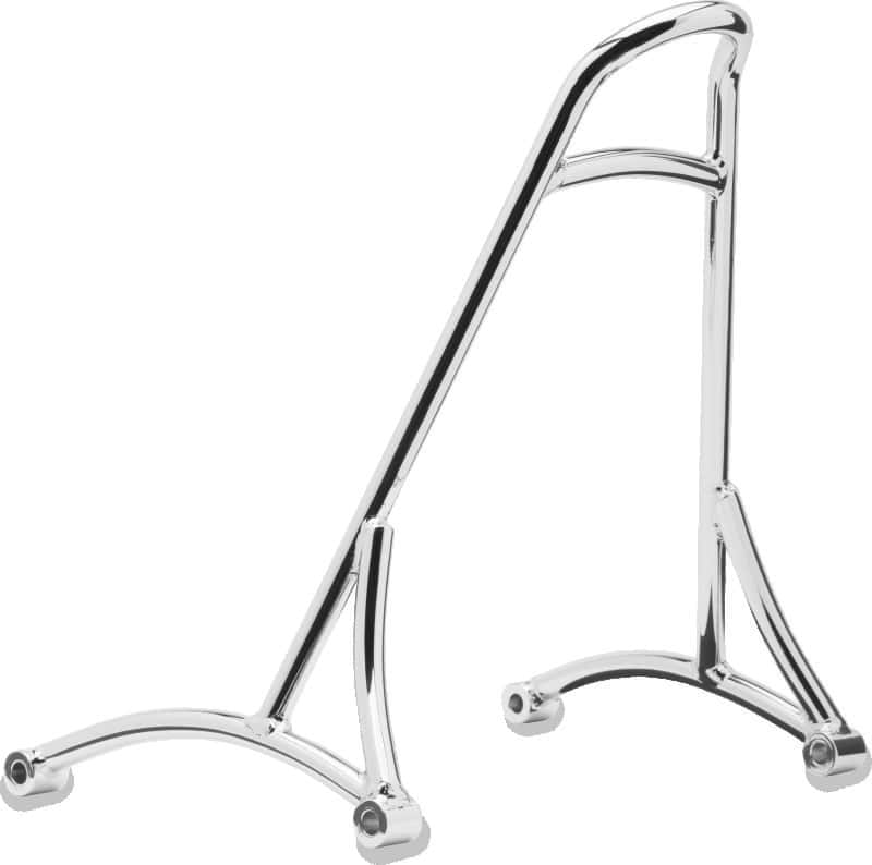 Burly Brand — Burly Brand Short Sissy Bar 13in - Chrome - view 3