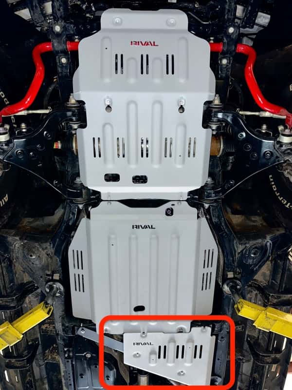 Rival 4x4 — Rival 21-26 Toyota Tundra i-Force 21-25 Toyota Tundra i-Force Max Aluminum Transfer Case Skid Plate
Trns Case Skid Plate - view 2