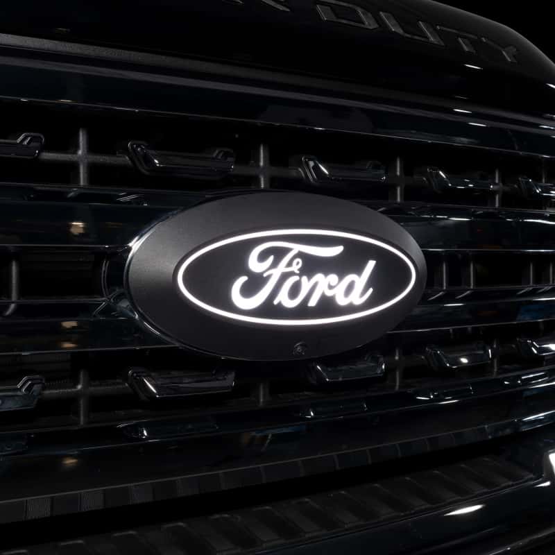 Putco — Putco 23-24 Ford Super Duty Front Luminix Ford Led Grille Emblems - view 1