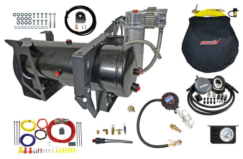 Kleinn Air Horns — Kleinn 07-19 Chevrolet Silverado 2500 HD/ 3500 HD Onboard Air System
Onboard Air System - view 1