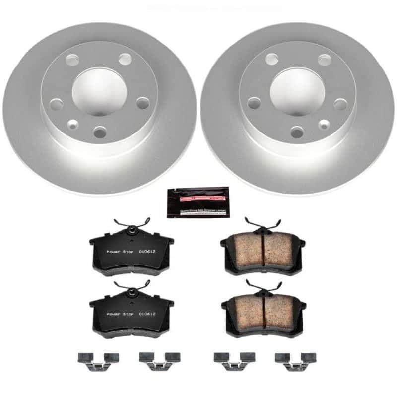 PowerStop — Power Stop 02-06 Audi A4 Rear Z23 Evolution Sport Coated Brake Kit - view 1