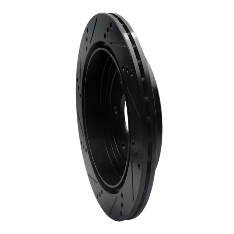 R1 Concepts — R1 07-17 Buick Enclave Rear Right Drilled & Slotted Black Brake Rotor
R1 Brake Rotor Drill - view 4