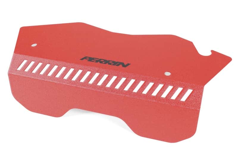 Perrin Performance — PERRIN 22-25 Subaru WRX Pulley Cover - Red (TALL - For Use w/o PERRIN AOS) - view 1