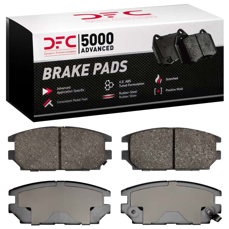 DFC — DFC 91-12 Dodge Stealth Rear 5000 Advanced Ceramic Brake Pads
DFC Brake Pad Set - view 4