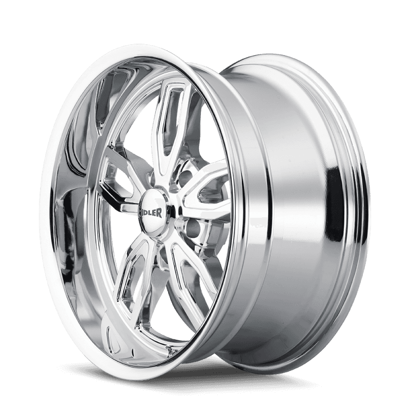 Ridler Wheels — Ridler 608 20x8.5 / 5x127 BP / 0mm Offset / 78.3mm Hub Chrome Wheel
RIDLER 608 - view 2