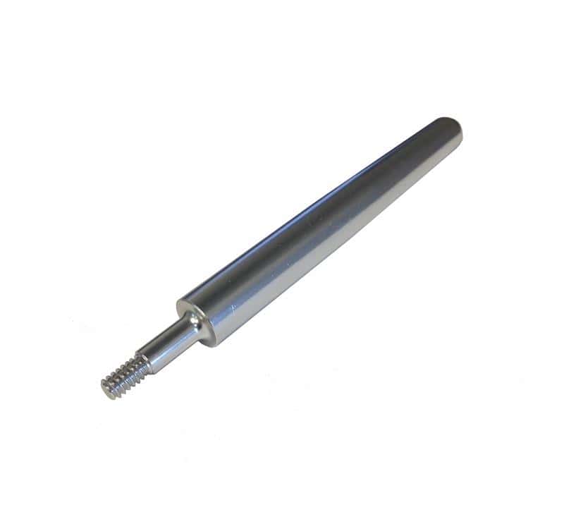 Torque Solution — Torque Solution Shorty Billet Radio Antenna (Silver): Ford F150 250 350 450 550 1997-2008 - view 2