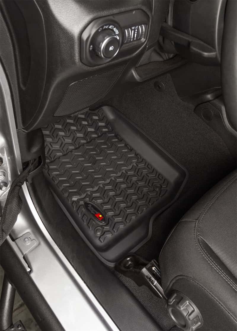Rugged Ridge — Rugged Ridge Floor Liner Front Black 2018-2020 Jeep Wrangler 2020 Gladiator JL / JT
OFFROAD_FLOORLINERS
Floor Mat Set - view 7