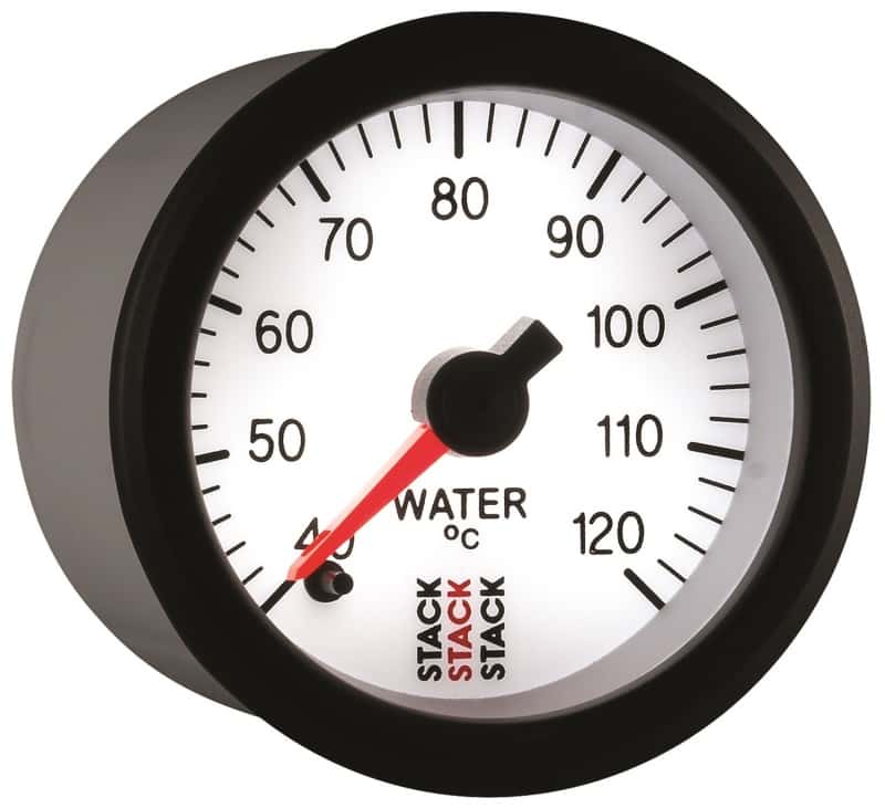 AutoMeter — Autometer Stack 52mm 40-120 Deg C 1/8in NPTF Male Pro Stepper Motor Water Temp Gauge - White
Ga WT ProStpr W 120C - view 6