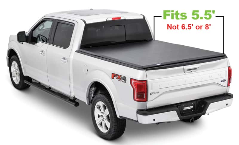 Tonno Pro — Tonno Pro 15-19 Ford F-150 5.5ft Styleside Tonno Fold Tri-Fold Tonneau Cover
Soft Tri-Fold Cover - view 6