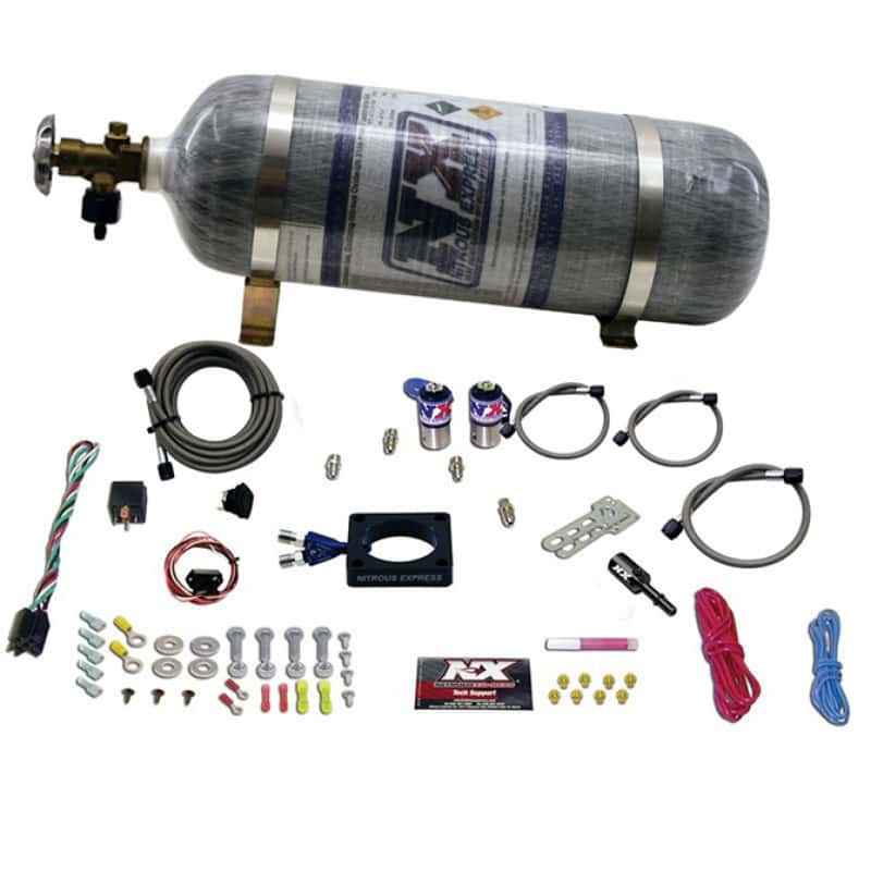 Nitrous Express — Nitrous Express 13-16 Dodge Dart 1.4L Turbo Nitrous Plate Kit (35-100HP) w/Composite Bottle
Injection System Kit
N2OSys - view 3