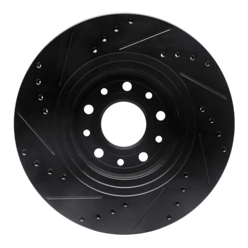 R1 Concepts — R1 05-09 Ford Freestyle Front Right Drilled & Slotted Black Brake Rotor
R1 Brake Rotor Drill - view 5