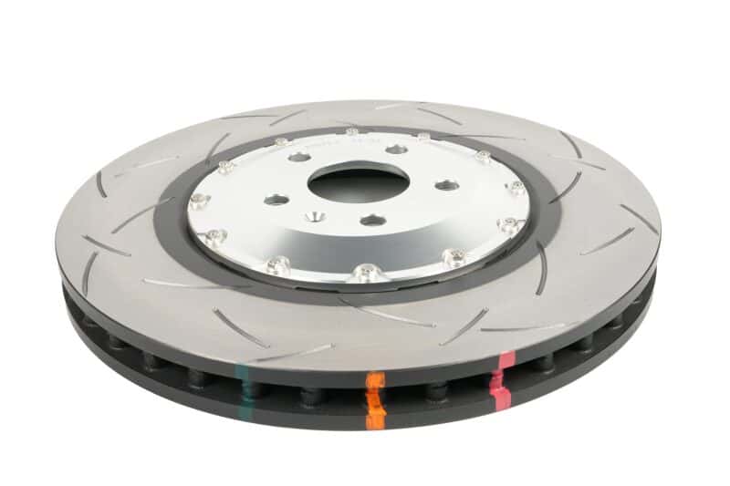 DBA — DBA 2008 Porsche Cayenne (w/368mm Front Rotor) Front 5000 Series 2-Piece Slotted Rotor w/Silver Hat
Brake Rotor - view 2