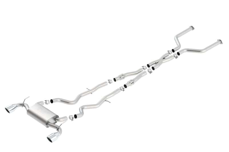 Borla — Borla 2017 Infiniti Q60S 3.0T V6 S Type Catback Exhaust
Cat-Back System - view 2