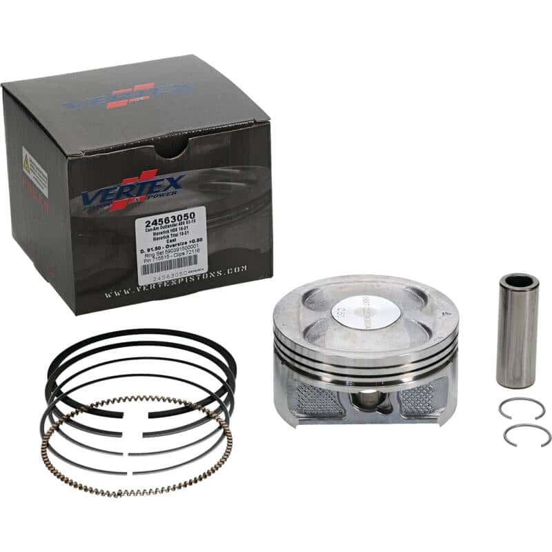 Vertex Pistons — Vertex Piston 2011 Can-Am Commander 800 800cc +0.50mm Oversized Cast Replica Piston Kit - view 2