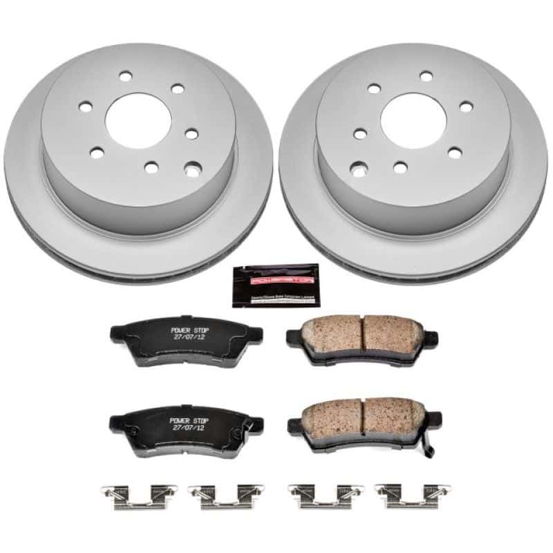 PowerStop — Power Stop 05-18 Nissan Frontier Rear Z17 Evolution Geomet Coated Brake Kit - view 1