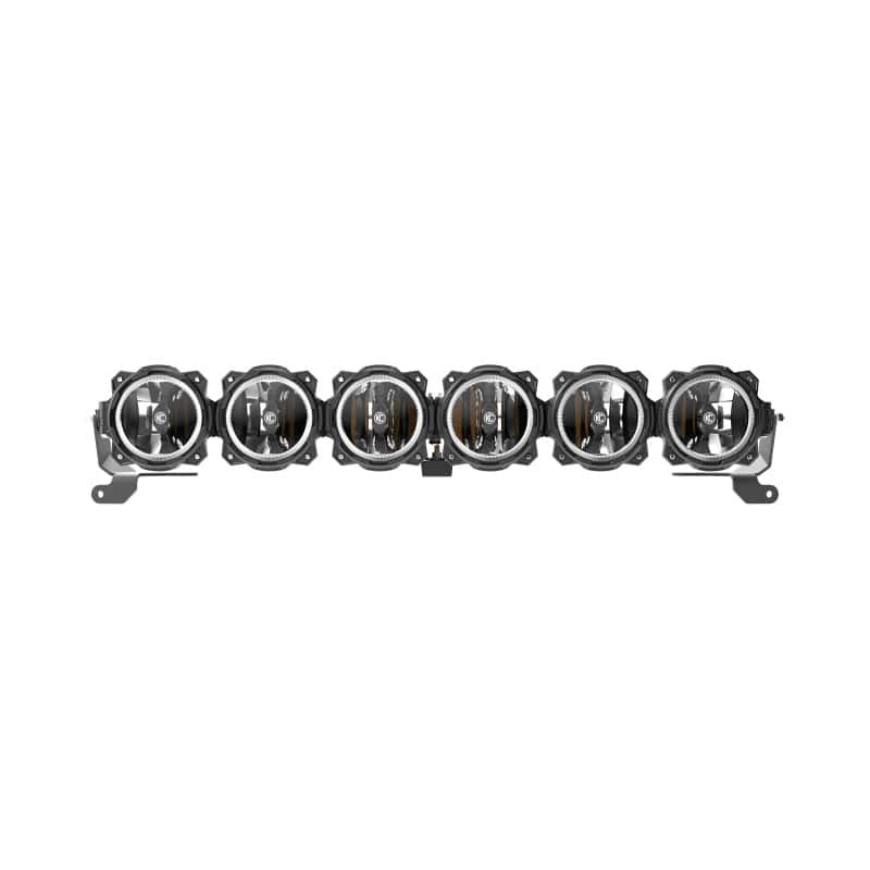 KC HiLiTES — KC HiLiTES 21+ Ford Bronco 39in. Gravity LED Pro6 Light Bar Kit Front Bumper - view 5