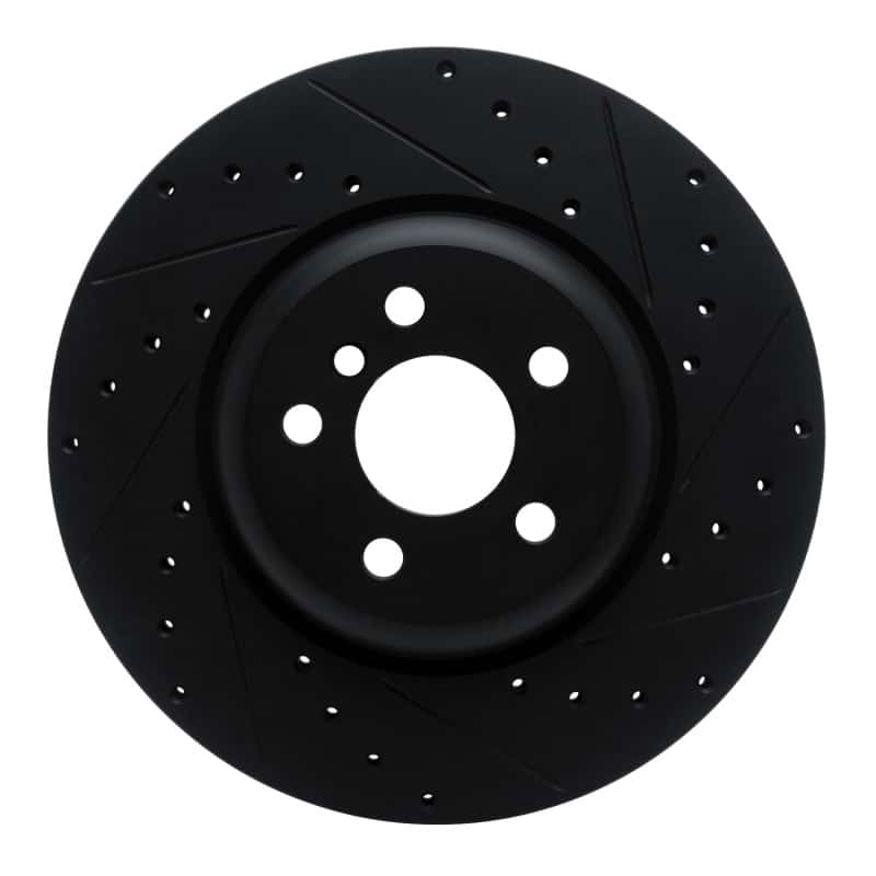 R1 Concepts — R1 16-25 BMW 330e Rear Right Drilled & Slotted Black Brake Rotor
R1 Brake Rotor Drill - view 1